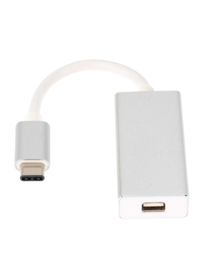KKmoon Type-C To Mini Display Port Adapter White  - Image 2