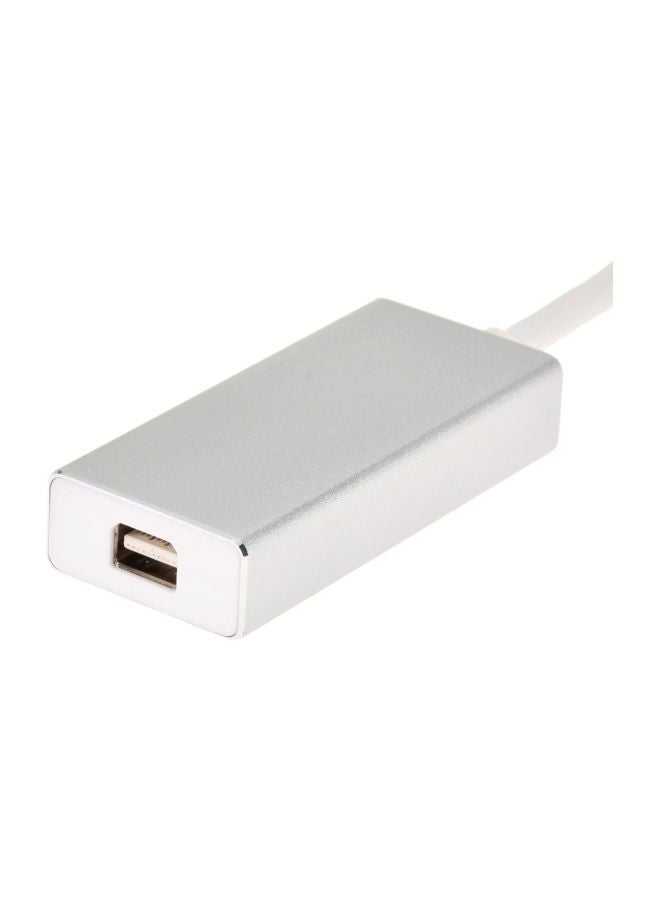 KKmoon Type-C To Mini Display Port Adapter White  - Image 4