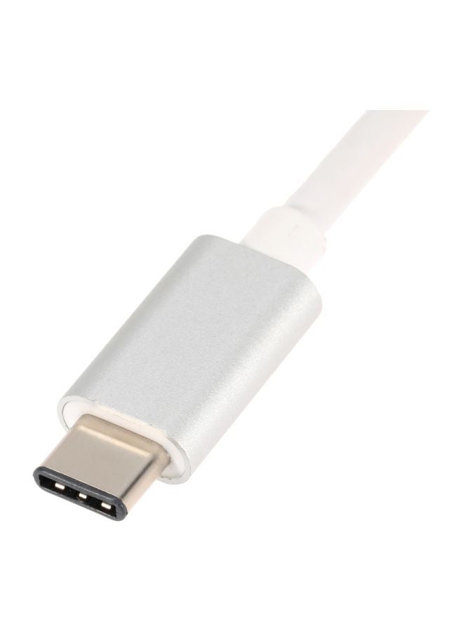 KKmoon Type-C To Mini Display Port Adapter White  - Image 3