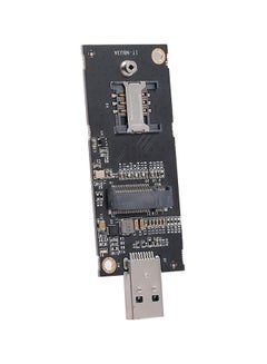 Decdeal 4-Piece NGFF M.2 Key B To USB 3.0 Adapter Converter Card Set 3.2x7.3cm Black  - Image 1