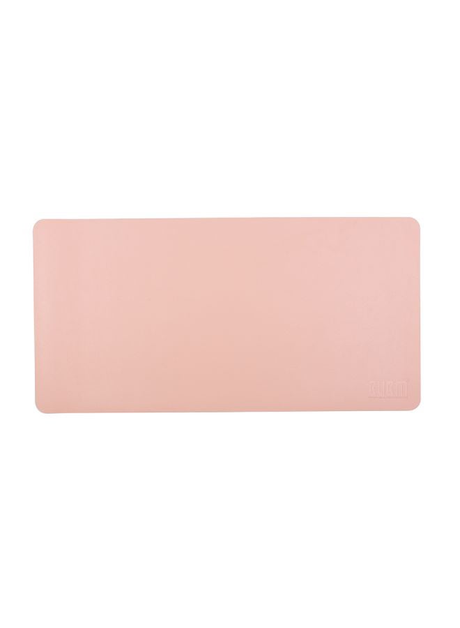BUBM - PU Leather Desk Mat Pink/Grey - Image 1