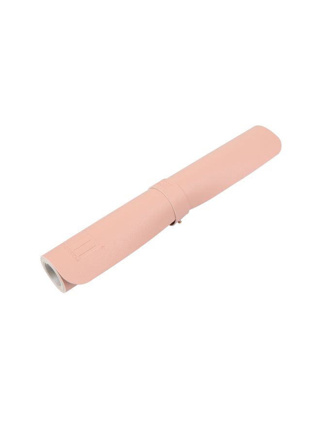 BUBM - PU Leather Desk Mat Pink/Grey - Image 1