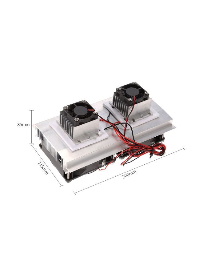 Generic Double Fan Thermoelectric Cooling System Kit Multicolour  - Image 2