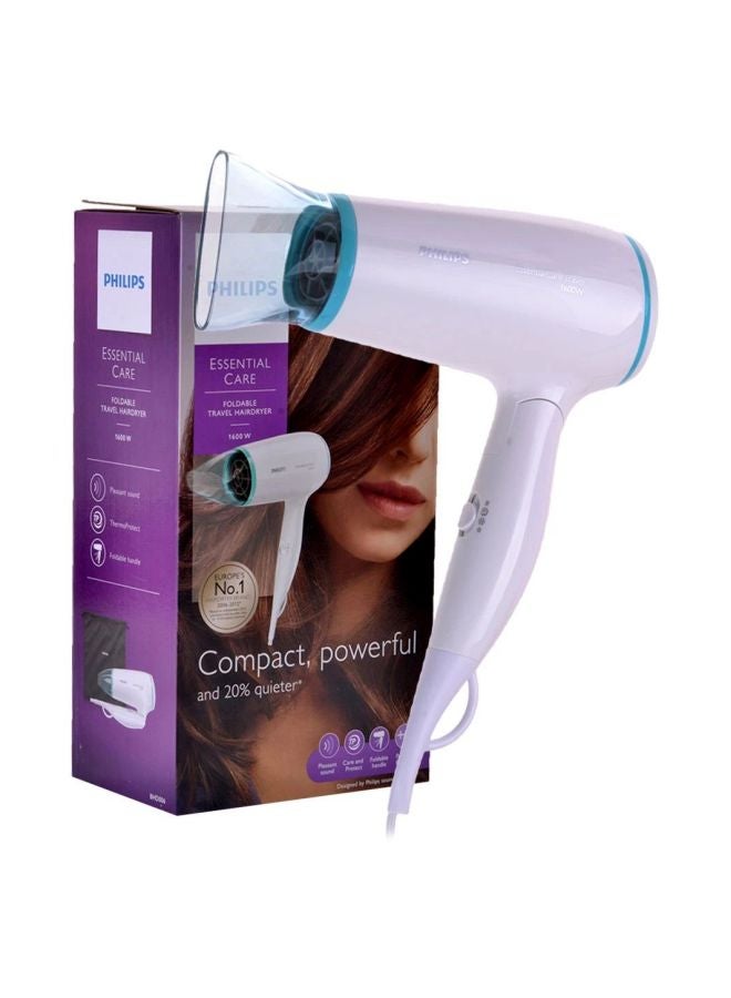 Foldable Hair Dryer White/Green