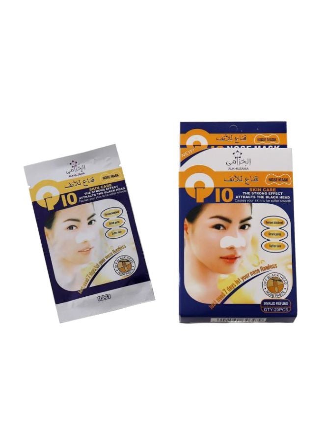 Pack Of 20 Nose Mask White - v1582891919/N35099552A_1