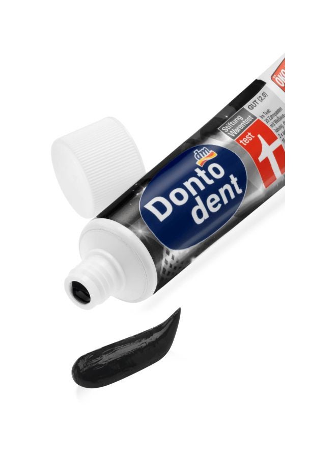 Donto dent - Dontodent Black Shine Toothpaste 75ml - Image 1
