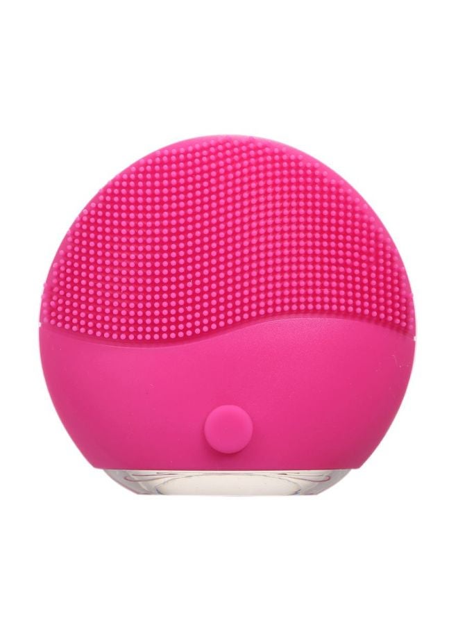 Electric Silicone Face Cleaning Tool Pink - Image 1