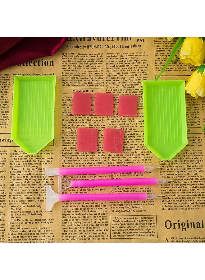 Generic 10-Piece DIY Diamond Embroidery Pen Tools Green  - Image 5