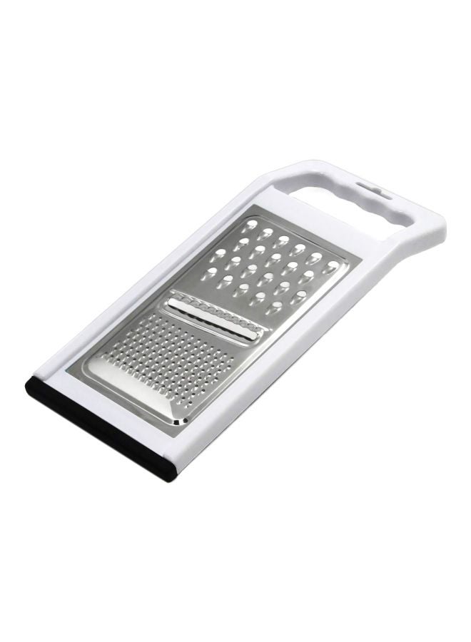 Chef Craft Stainless Steel Flat Grater Silver/White 11inch - Image 1