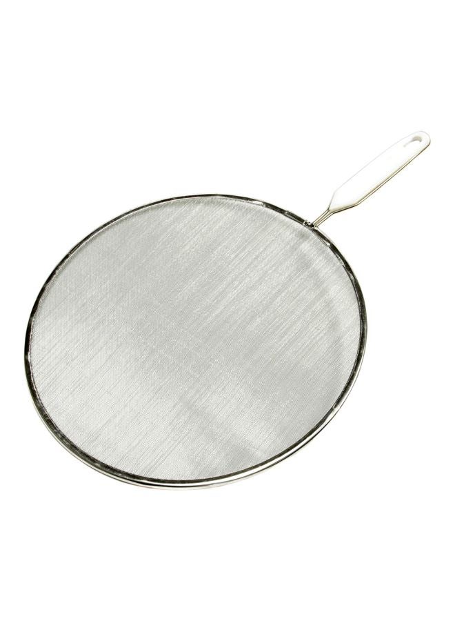 Chef Craft Stainless Steel Splatter Screen White/Grey/Silver 10inch - Image 1