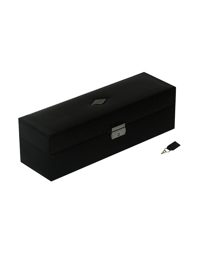 LAVERI LEATHER unisex 5 Grid Genuine Leather Designer Watch Box - Image 1
