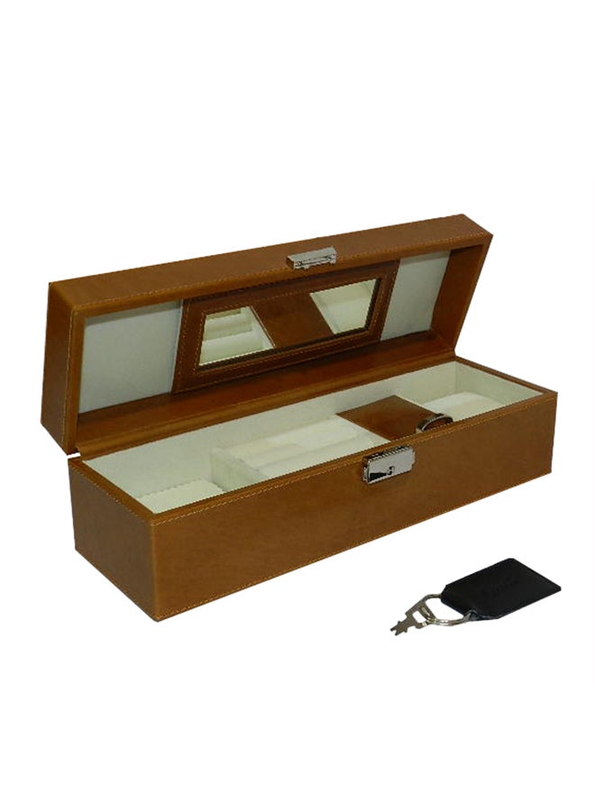 ليفراي صندوق ساعات من الجلد الطبيعي مزود بـ5 فتحات unisex - Image 2