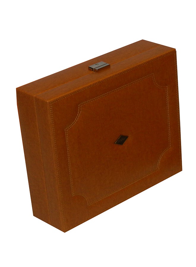 LAVERI LEATHER - unisex 15 Grid Designer Faux Leather Watch Box - Image 1