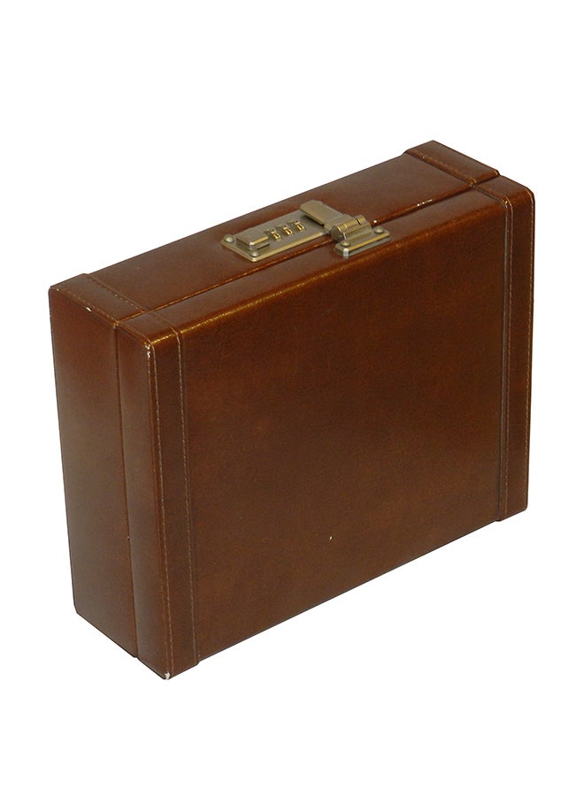 LAVERI LEATHER unisex 8 Grid Designer Faux Leather Watch Box - Image 5