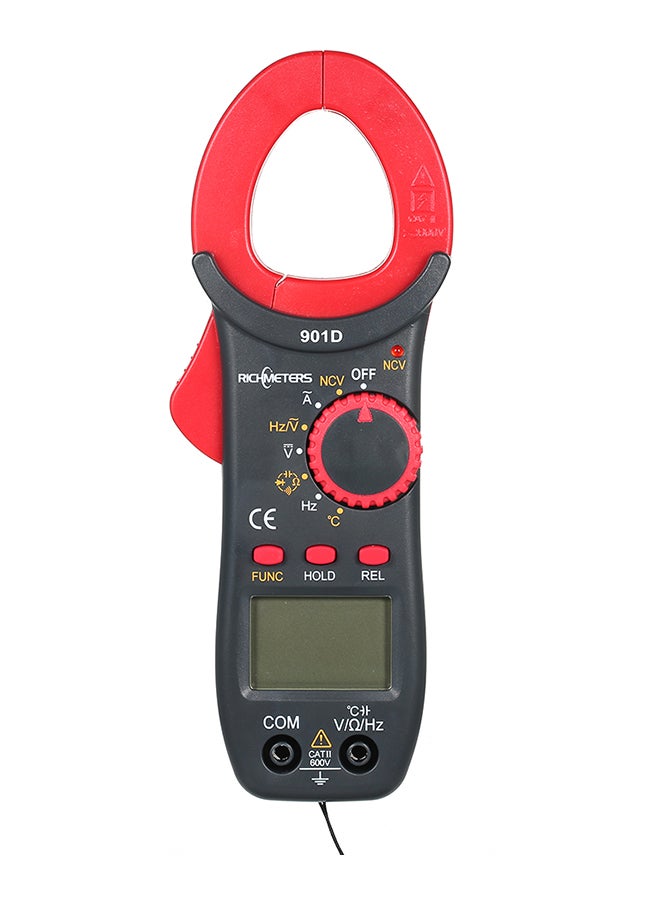 Digital Clamp Meter Black/Red 18.50X4.00X10.00centimeter - v1582894410/N35136722A_1