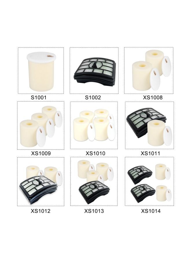 فلتر هيبا للمكنسة الكهربائية شارك روتاتور ليفت أواي طراز NV500/XFF500/XHF500/NV650/NV750 H24201-2 أسود/ أبيض  - Image 3