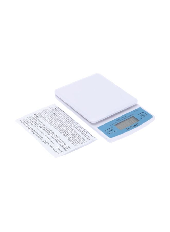 Mini Digital Weighing Scale E0897-A White/Blue - v1582894689/N35106369A_7