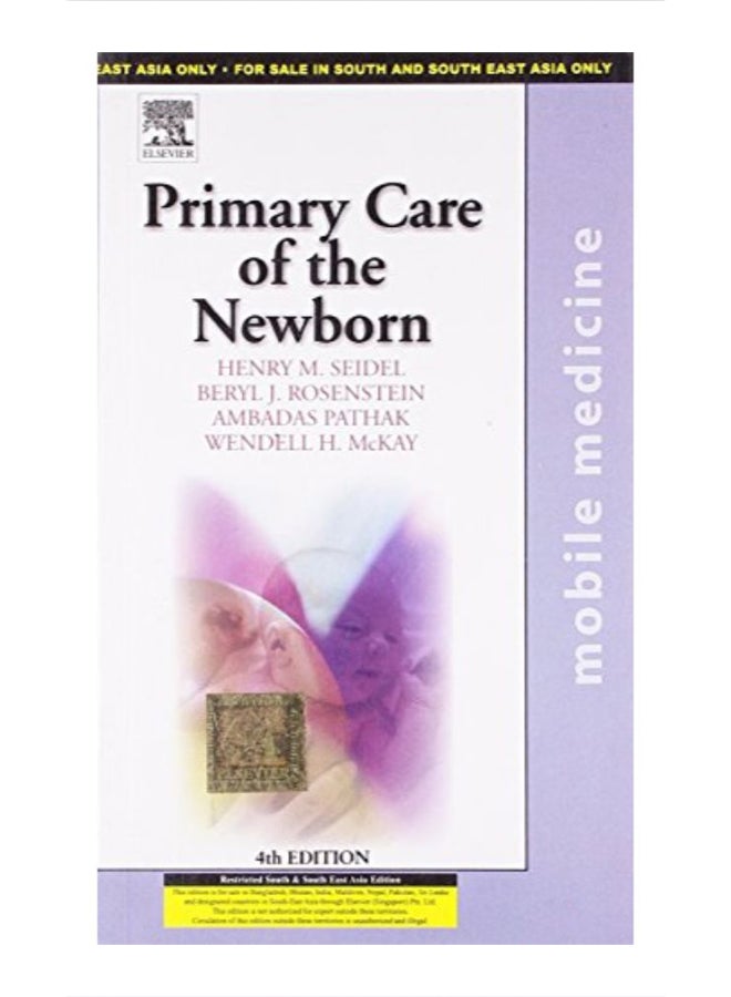 Primary Care Of The Newborn Paperback English by Seidel, Henry M. 
