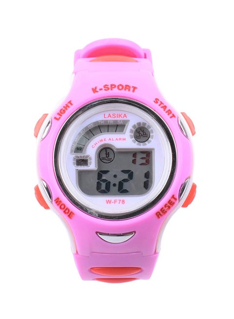 unisex Rubber Digital Wrist Watch W-F78
