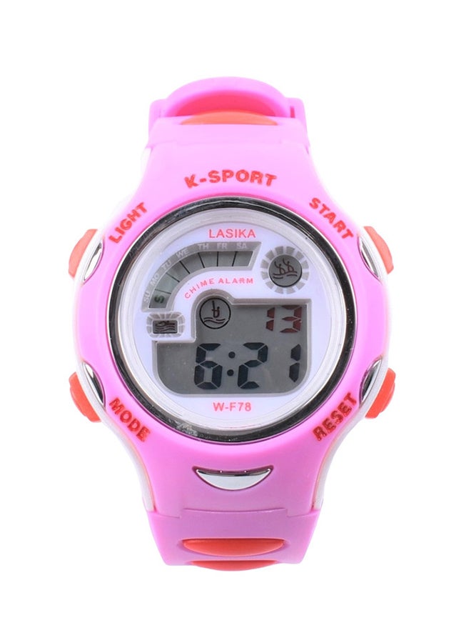 Lasika unisex Rubber Digital Wrist Watch W-F78 