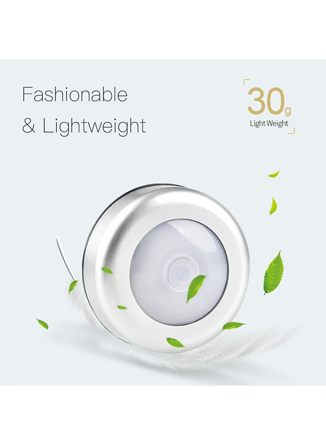 مصباح خزانة يعمل باللمس مكون من 6 مصابيح LED أبيض 10.00x4.00x10.00سم - Image 3