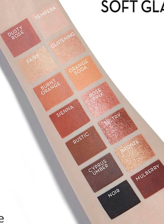 esance - 14-Shade Soft Glam Eyeshadow Palette Multicolour - Image 1