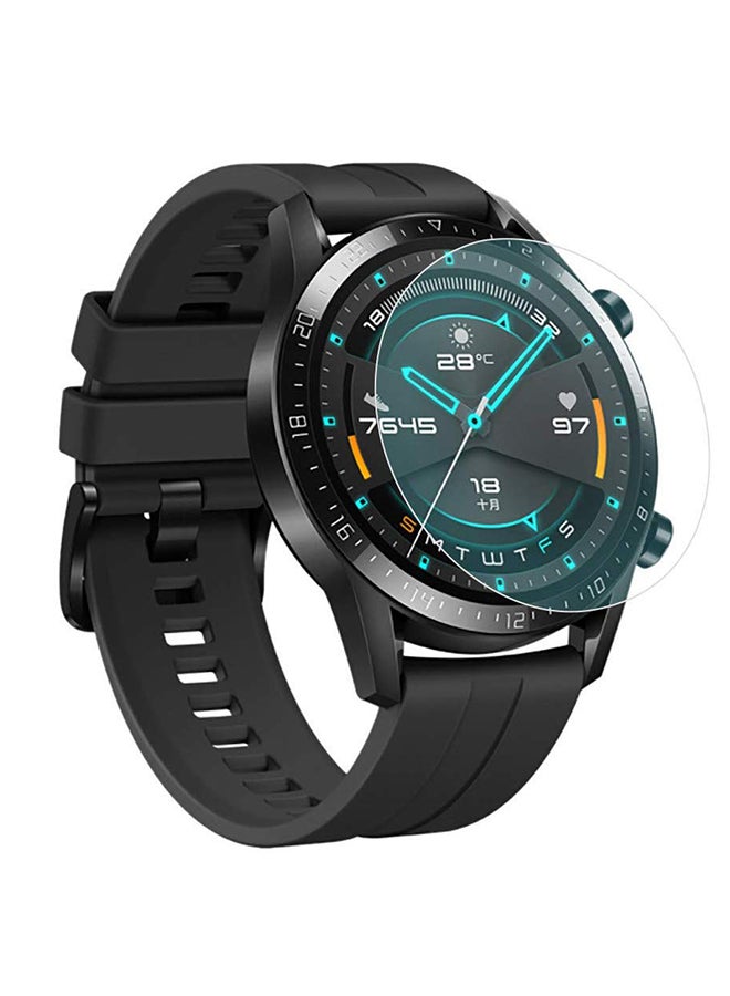 Eworld Pack Of 5 Tempered Glass Screen Protector Film For Huawei Watch GT 2 Clear  - Image 1