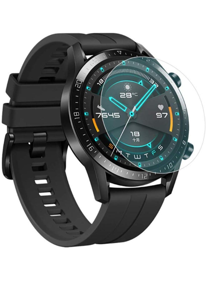 Eworld Pack Of 5 Tempered Glass Screen Protector Film For Huawei Watch GT 2 Clear  - Image 5