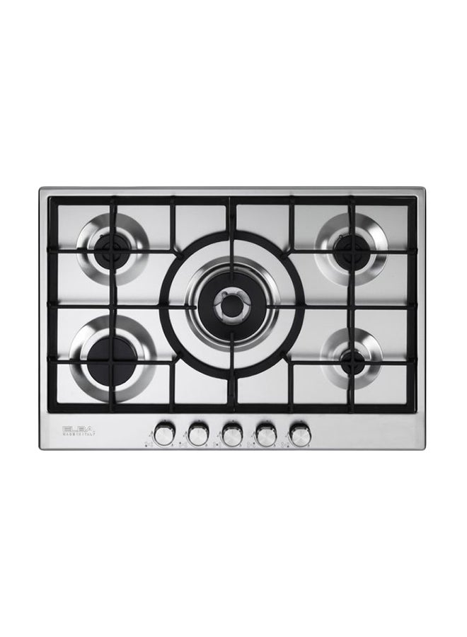 إلبا موقد غاز للطهي من الإستانلس ستيل بـ 5 شعلة ELIO75-545 فضي