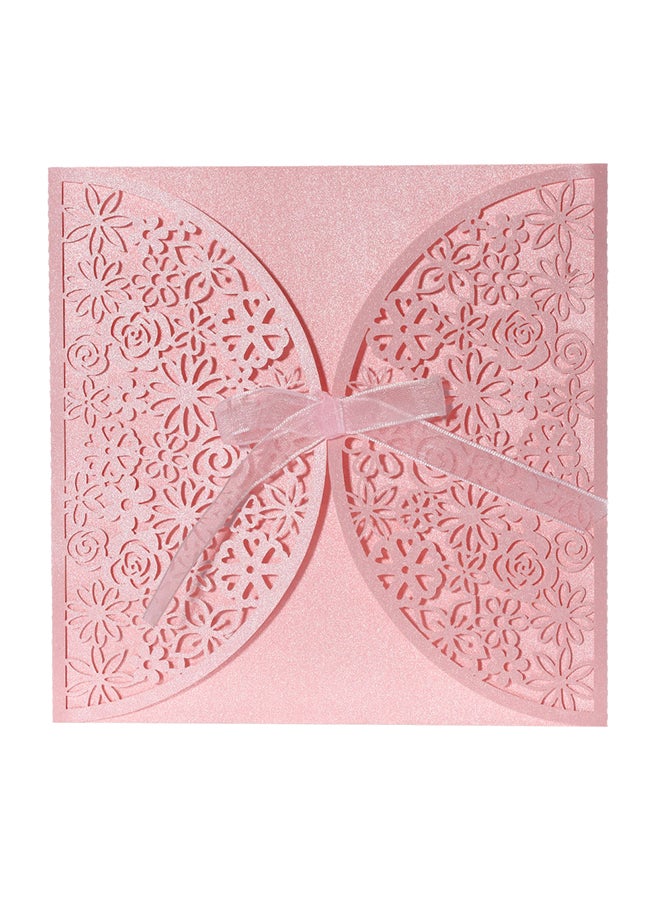 بطاقات دعوة رومانسية لحفلات الزفاف من 10 قطع - Image 1