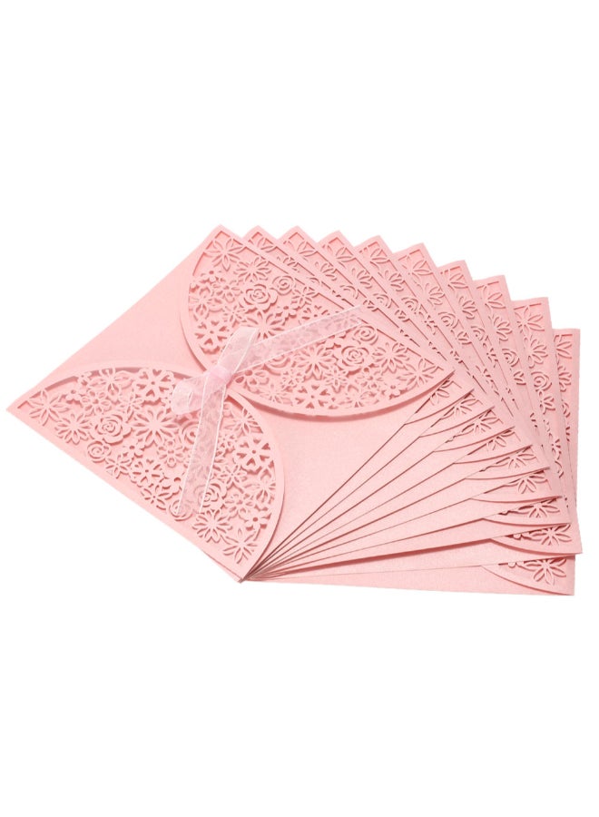 بطاقات دعوة رومانسية لحفلات الزفاف من 10 قطع - Image 4