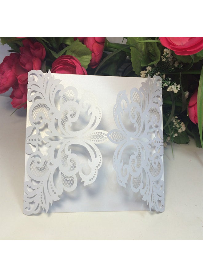 بطاقات دعوة لحفلات الزفاف من 50 قطعة - Image 3