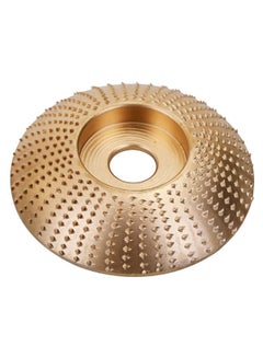 Generic Wood Angle Grinding Rotary Tool Abrasive Disc Gold  - Image 1
