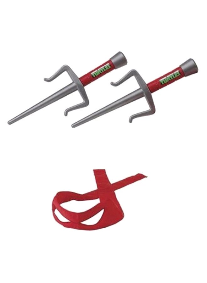 Beauenty 3-Piece Ninja Turtle Mask And Weapon Set  - Image 1