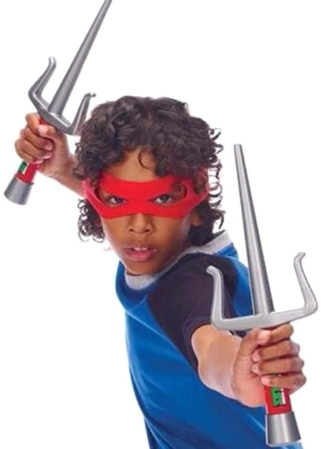 Beauenty 3-Piece Ninja Turtle Mask And Weapon Set  - Image 2