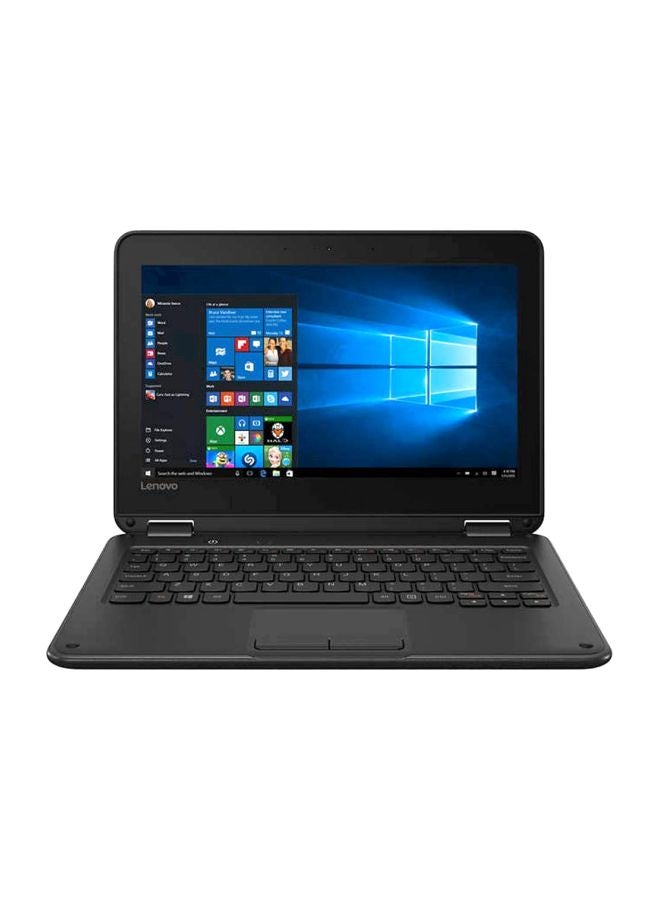 Lenovo 300e Convertible 2-In-1 Laptop With 11.6-Inch Display, Celeron Processor/4GB RAM/64GB eMMC Flash Drive/Intel HD Graphics 500 Black  - Image 1