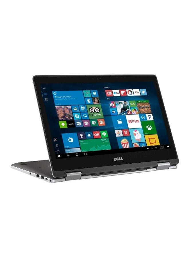 ديل لابتوب إنسبايرون 7378 13 بتصميم قابل للتحويل 2 في 1 مزود بشاشة مقاس 13.3 بوصة ومعالج كور i3 وذاكرة رام سعة 8 جيجابايت ومحرك أقراص SSD سعة 128 جيجابايت وبطاقة رسومات إنتل 620 بدقة عالية الوضوح رمادي - Image 4