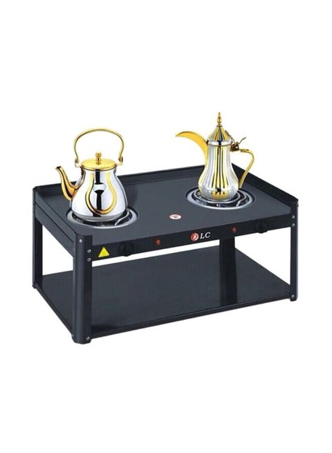 2-Burner Coffee And Tea Electric Heater 2.0 L 2000.0 W DLC-5534 Black/Gold/Silver