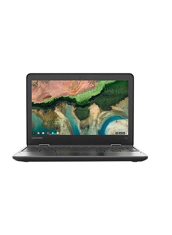 لينوفو لابتوب كروم بوك 300e قابل للطي بتصميم 2 في 1 وبشاشة مقاس 11.6 بوصة ومعالج ميديا تيك/ ذاكرة رام سعة 4 جيجابايت/ محرك أقراص فلاش eMMC سعة 32 جيجابايت/ بطاقة رسومات إيماجيناشن باور VR ‏GX6250 أسود - Image 1