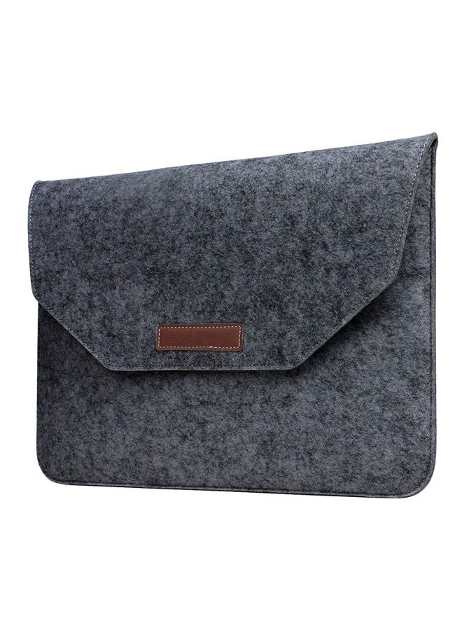 SMH Protective Sleeve For Apple MacBook 13.3-Inch Dark Grey  - Image 3
