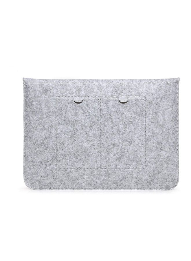 SMH Protective Sleeve For Apple MacBook 12-Inch Light Grey - Image 2