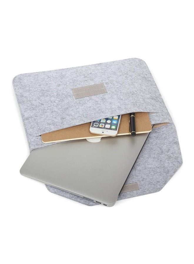 SMH Protective Sleeve For Apple MacBook 12-Inch Light Grey - Image 4