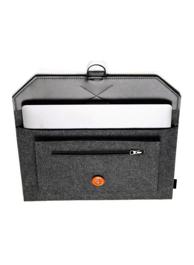 SMH Protective Sleeve For Apple MacBook 15-Inch Dark Grey  - Image 2