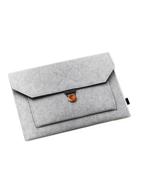 Protective Sleeve For Apple MacBook 15-Inch Light Grey