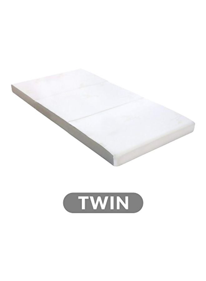 milliard Tri Folding Mattress With Washable Cover White 75x38inch  - Image 2
