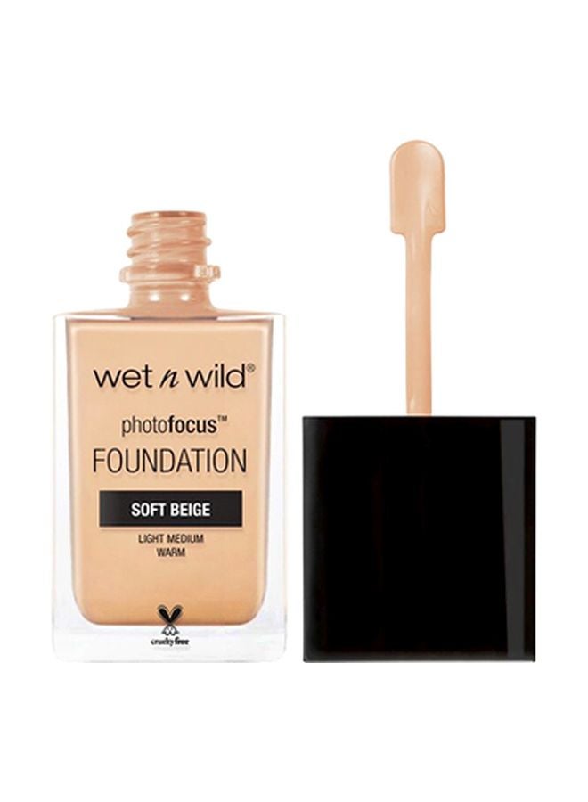 Wet N Wild 3-Piece Photo Focus Liquid Foundation Soft Beige 