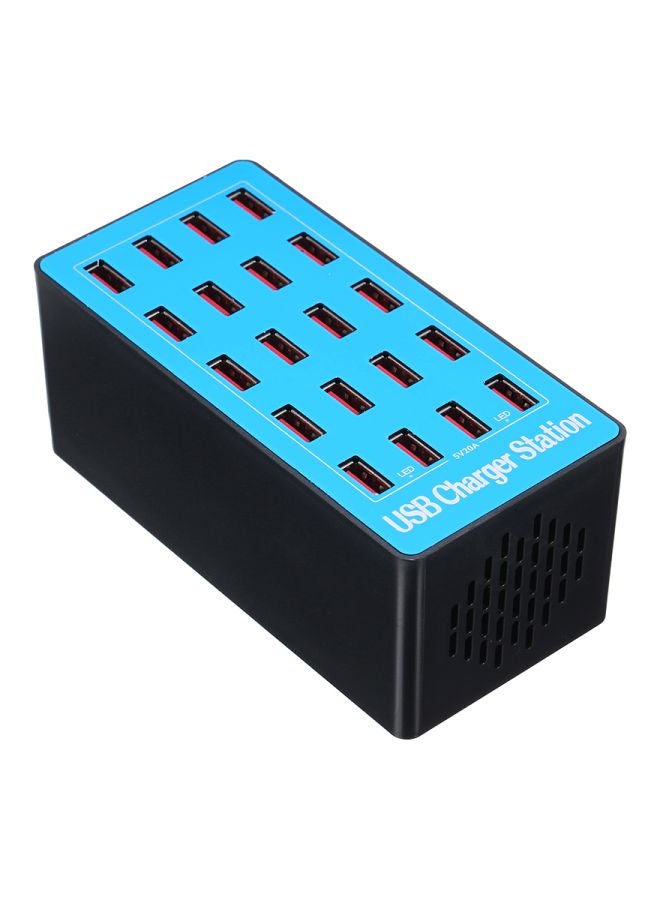 USB Smart Charger Power Adapter Blue  - Image 1