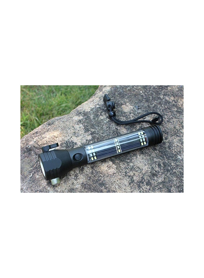 Multi-Purpose Solar Flashlight Black 197mm - Image 2