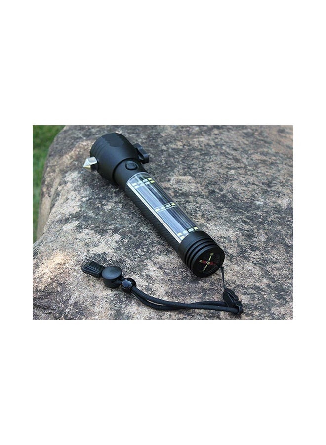Multi-Purpose Solar Flashlight Black 197mm - Image 3
