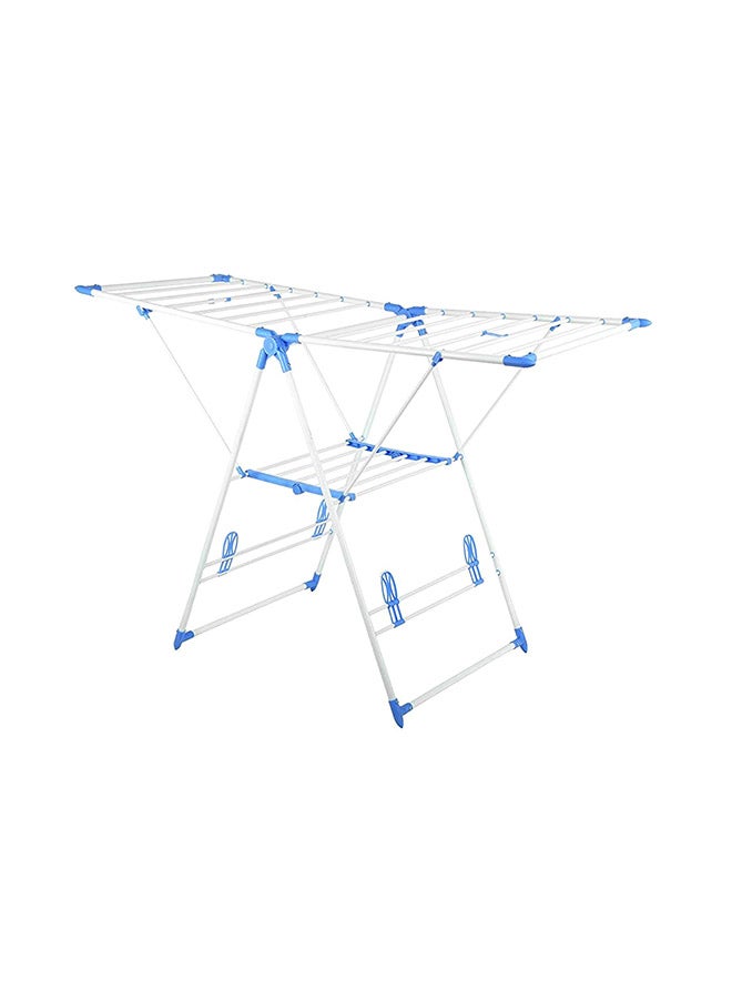 Clothes Dryer Rack White & Blue 150x104x60cm - v1582962144/N35149331A_2